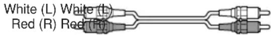 SONY STR-DE485 - A Audio cord (not supplied) - 1