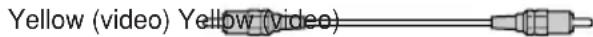 SONY STR-DE485 - CVideo cord (not supplied) - 1