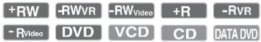 +RW -RWVR -RWVideo +R -RVR -RVideo DVD VCD CD DATA DVD
