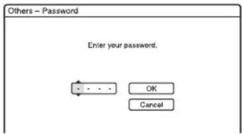 Others - Password Enter your password. OK Cancel