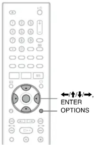 Enter OPTIONS