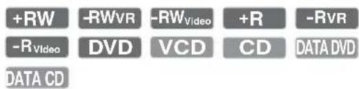 +RW -RWvr -RWvideo +R -Rvr -RVideo DVD VCD CD DATA DVD DATA CD