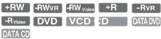 +RW -RWVR -RW Video +R -RVR -R Video DVD VCD CD DATA DVD DATA CD