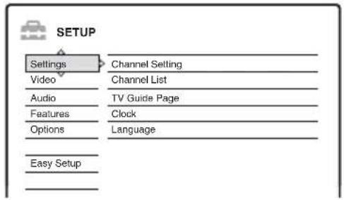 SONY RDR-HX510 - Setting PAY-TV/Canal Plus channels - 5