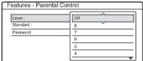 SONY RDR-HX510 - Parental Control (DVD VIDEO only) - 5