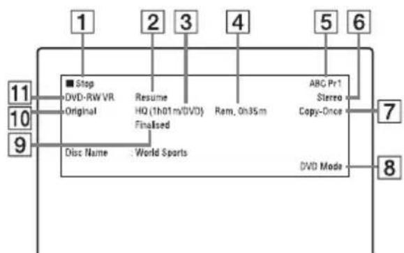 SONY RDR-HXD770 - In stop mode - 1