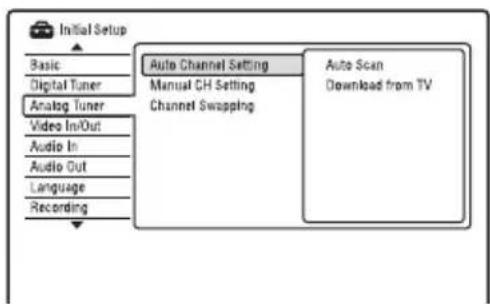 SONY RDR-HXD770 - Setting external decoder (PAY-TV/Canal Plus analogue decoder) programme positions - 6