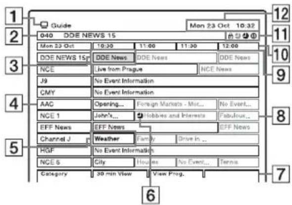 Guide 040 DDE NEWS 15 Mon 23 Oct 10:32 Mon 23 Oct 10:30 11:00 11:30 12:00 DDE NEWS 15 DDE News DDE News DDE News NCE Live from Prague NCE News J9 No Event Information CMY No Event Information AAC Opening... Foreign Markets - Mar... No Event... NCE 1 John's... Hobbies and Interests Fabulous... EFF News EFF News Channel J Weather Fairy Drive in ... HGF No Event Information NCE S City Houses No Event... Tennis Category 30 min View View Prog. 6