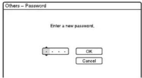 Others - Password Enter a new password. OK Cancel