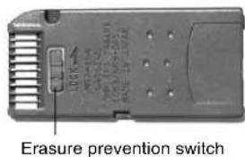 Erasure prevention switch