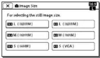 SONY HDR-CX580VE - Changing the image quality of photos - 1