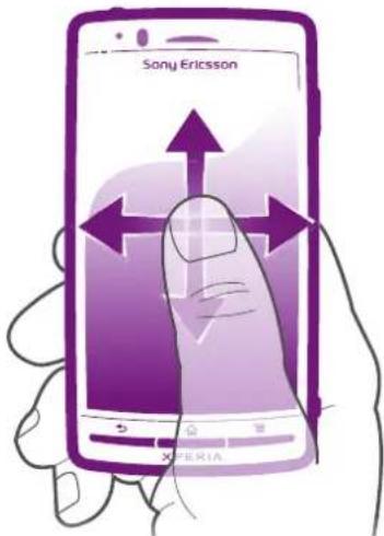 SONY Ericsson Xperia Arc - Scrolling - 1