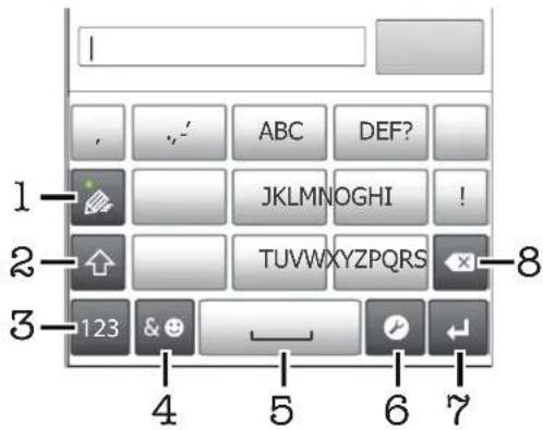 SONY Ericsson Xperia Arc - Using the Phonepad - 1