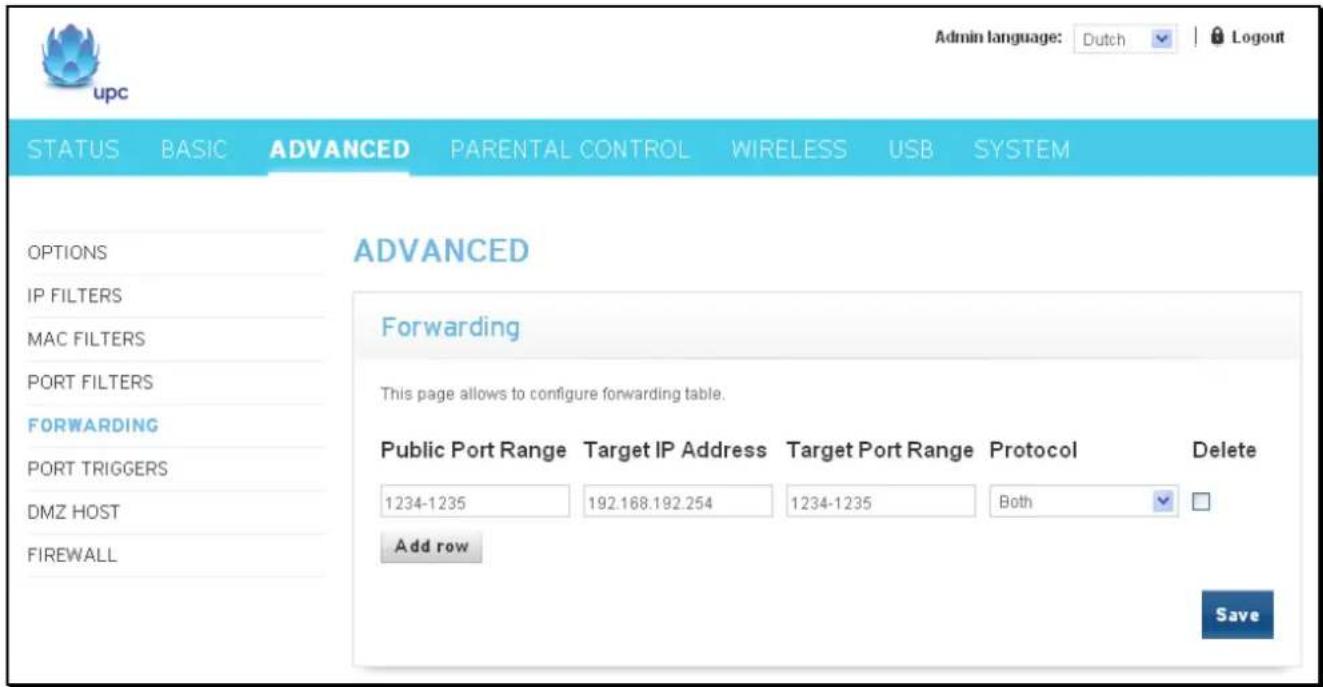 Technicolor tc-7200 - Forwarding - 1