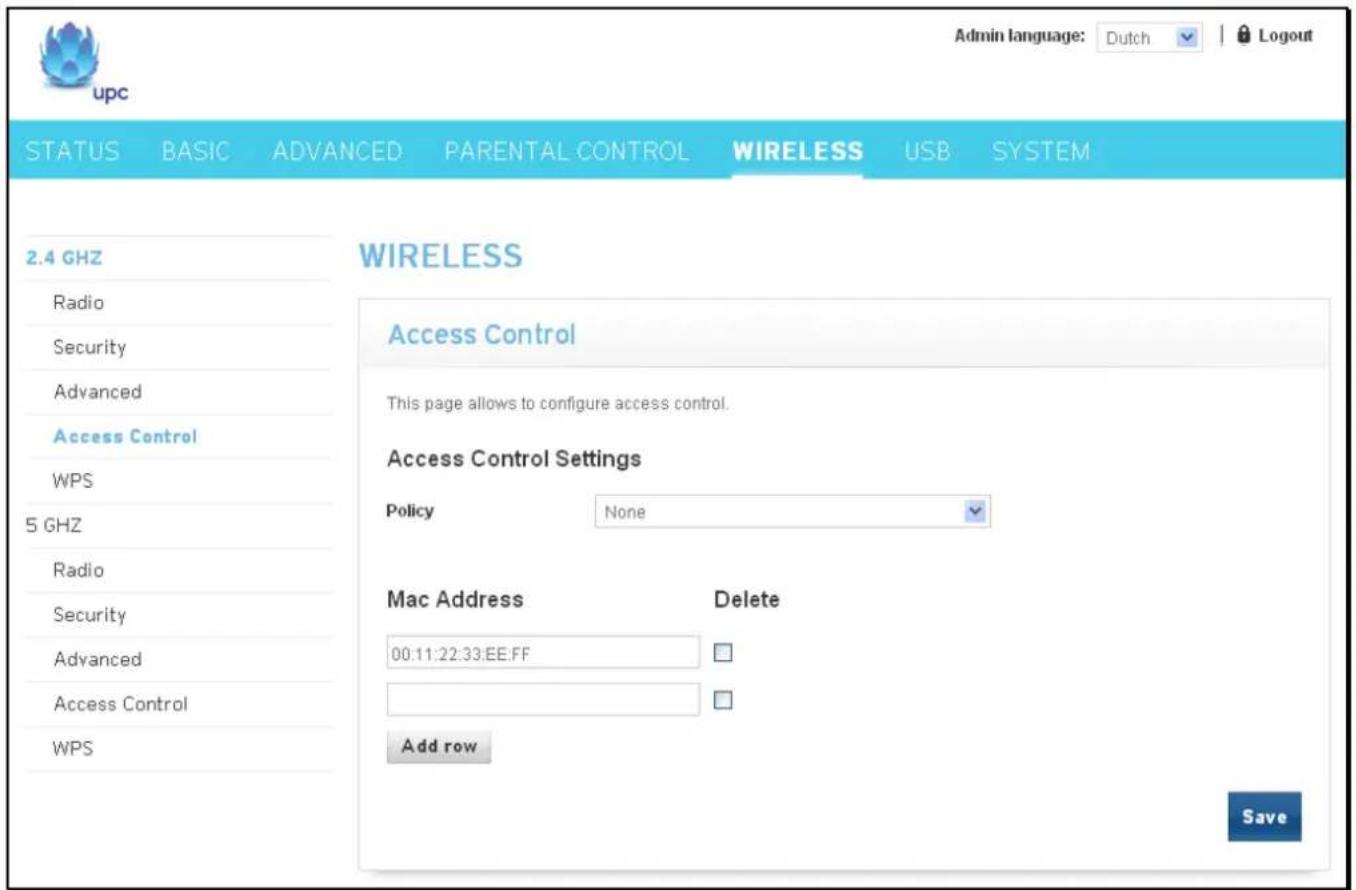 Technicolor tc-7200 - 2.4 GHz\Access Control - 1
