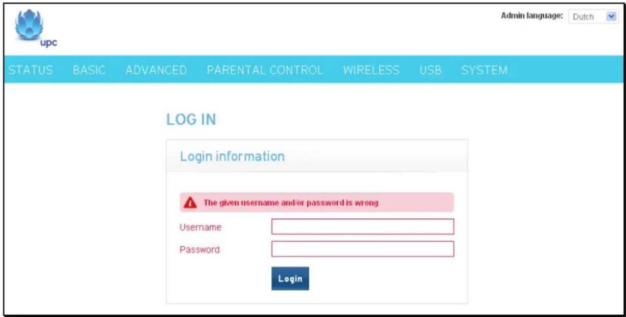Technicolor tc-7200 - Accessing the Web Configuration - 3
