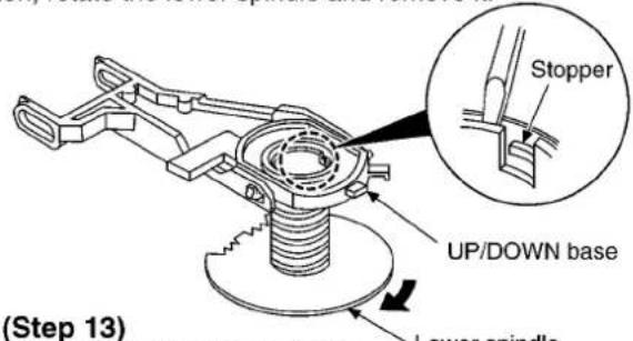 PANASONIC SA-AK48 - Disassembly for mechanism base drive unit - 21