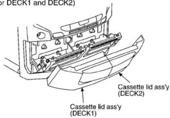 PANASONIC SA-AK48 - Replacement for the cassette lid ass'y - 3