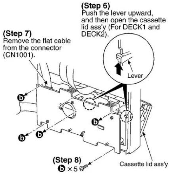 PANASONIC SA-AK48 - Replacement for the pinch roller ass'y and head block - 3