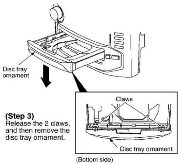 PANASONIC SA-AK48 - When opening the disc tray manually - 2