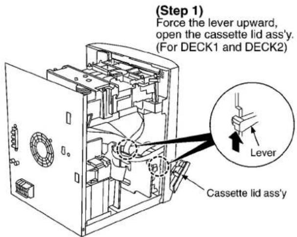 PANASONIC SA-AK48 - Replacement for the cassette lid ass'y - 1