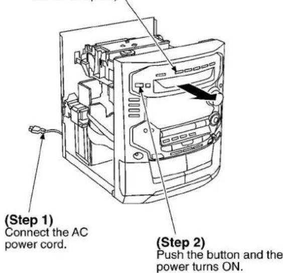 PANASONIC SA-AK48 - When opening the disc tray automatically - 1