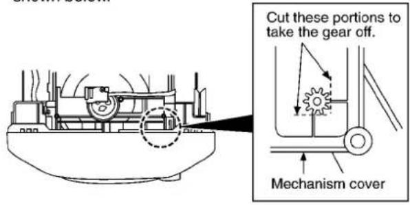 PANASONIC SA-AK48 - Gear for servicing (as jig) information - 1