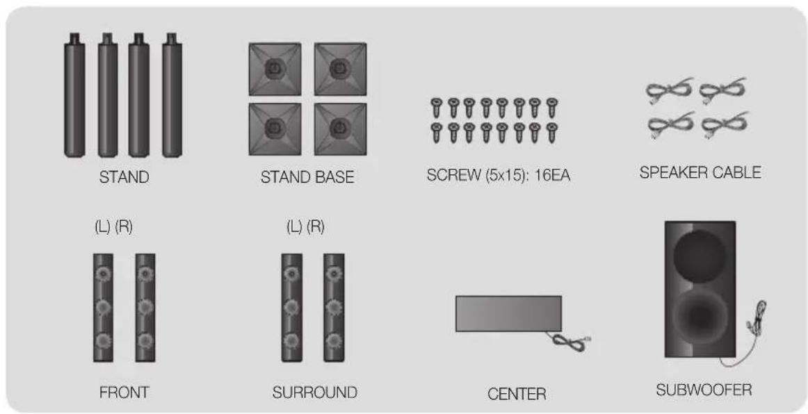 SAMSUNG HT-E4550K - Speaker Components - 3