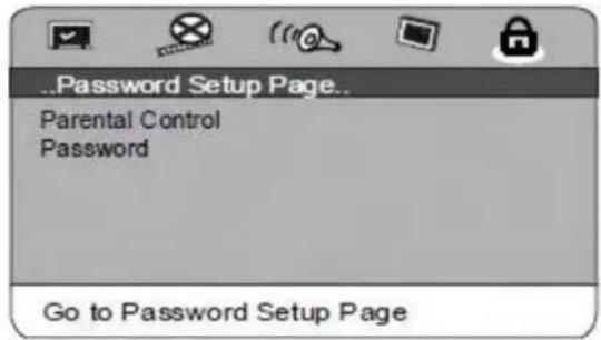 LENCO MDV-15 - Password Setup Page - 1