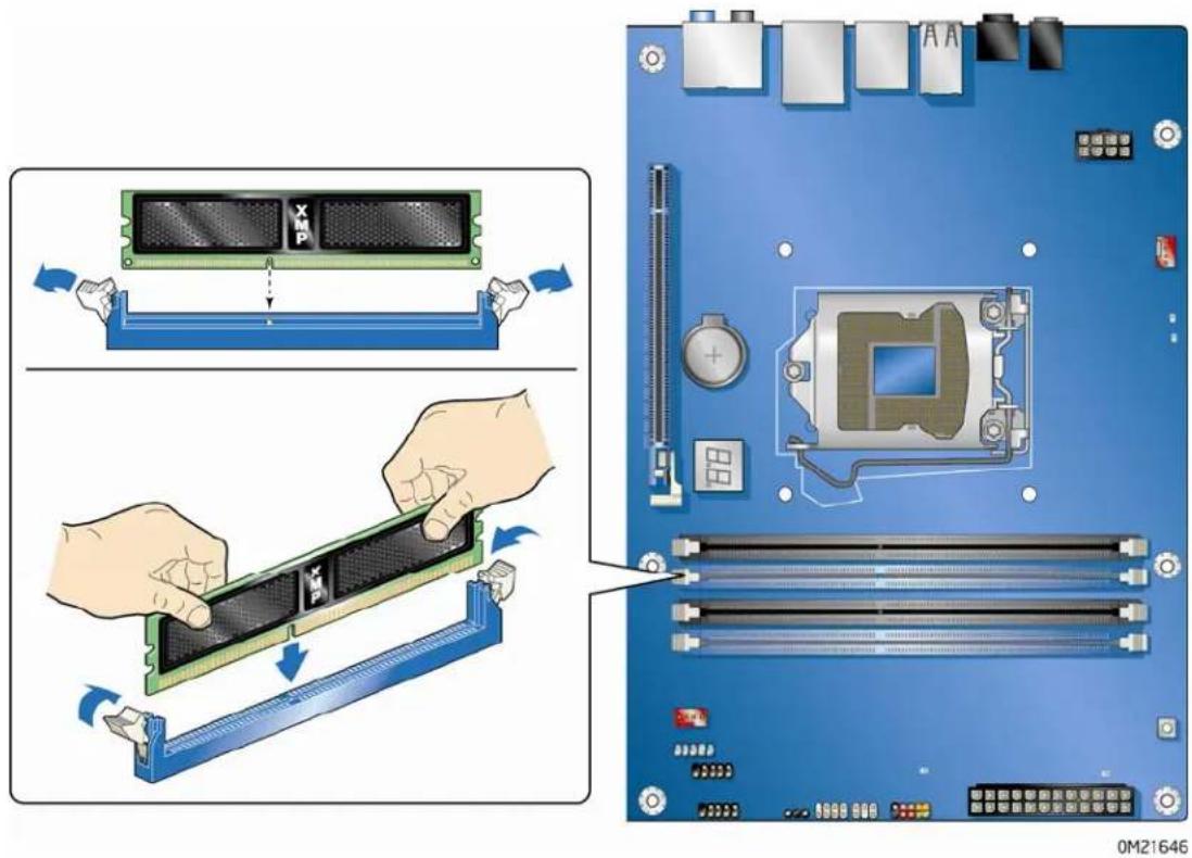 INTEL DP55WG - NOTE - 1