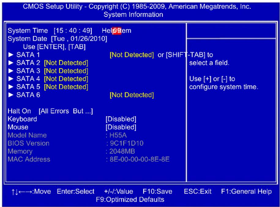 FOXCONN H55A - System Information - 1