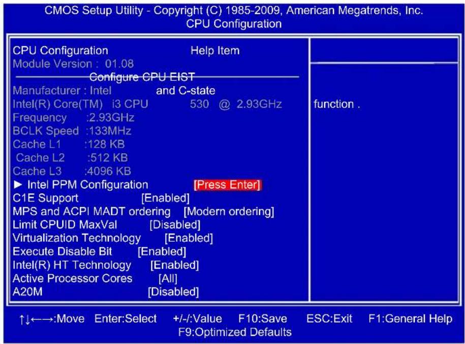 FOXCONN H55A - CPU Configuration - 1
