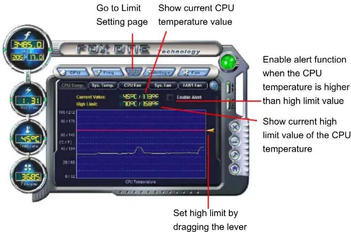FOXCONN H55A - Limit Setting - CPU Temperature - 1