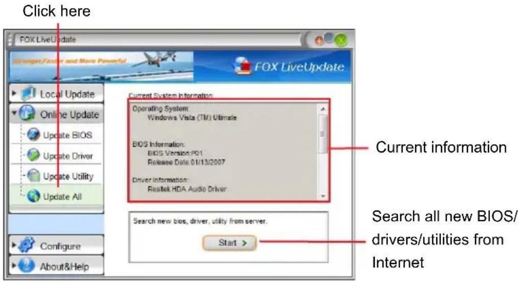 FOXCONN H55A - 2-4 Online Update - Update All - 1