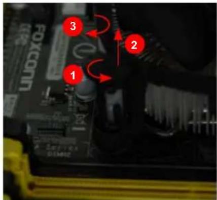 FOXCONN H55A - Install the CPU Cooler - 6