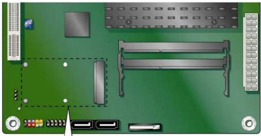 INTEL D525MW - Installing a Wireless LAN Card in the PCI Express Mini Card Slot - 2