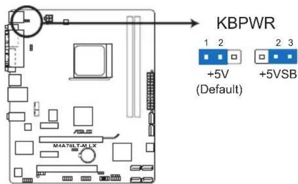 ASUS M4A78LT-M LX - Keyboard power (3-pin KBPWR) - 1