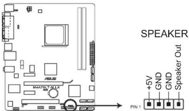 ASUS M4A78LT-M LX - Speaker connector (4-pin SPEAKER) - 1