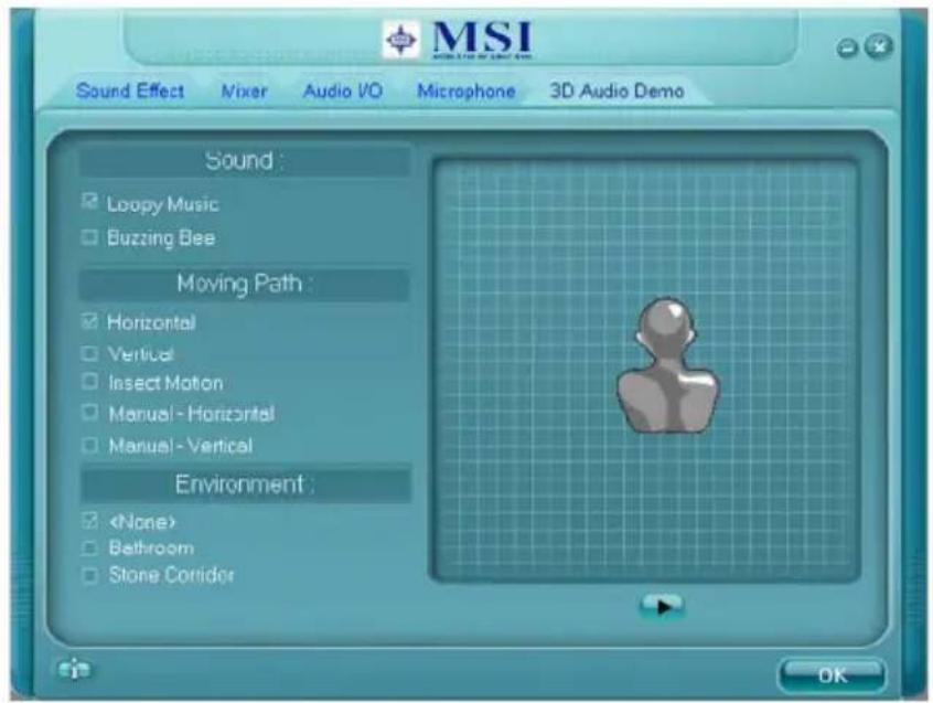 MSI 760GM-E51 FX - 3D Audio Demo - 1