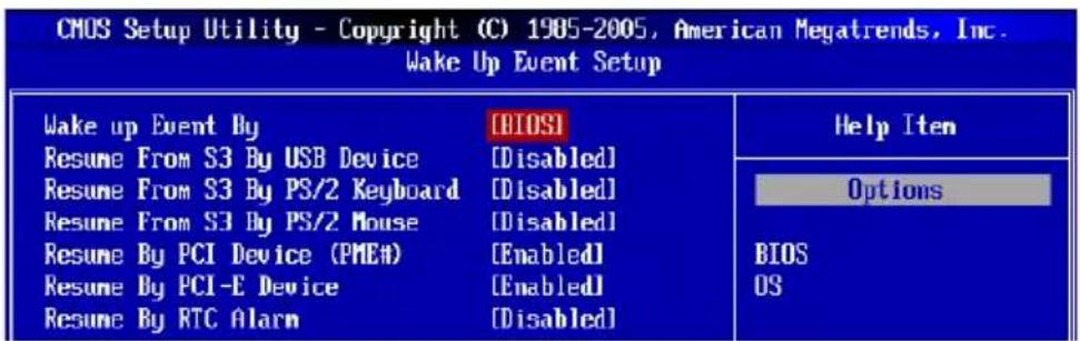 MSI 760GM-E51 FX - ▶ Wake Up Event Setup - 1