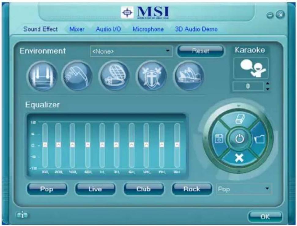 MSI 760GM-E51 FX - Sound Effect - 1