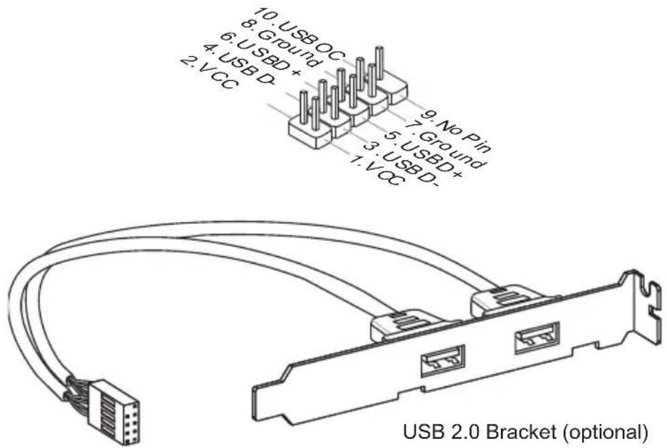 MSI 760GM-E51 FX - Front USB Connector: JUSB1 / JUSB2 / JUSB3 - 1