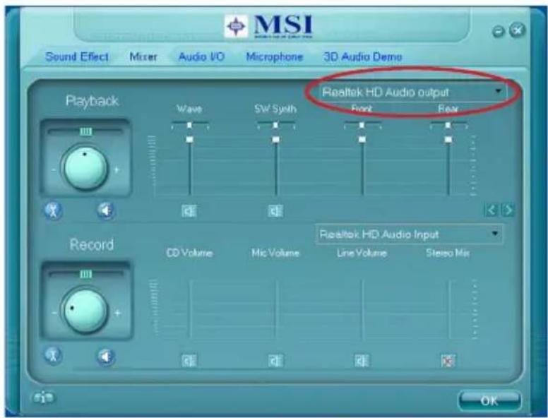 MSI 760GM-E51 FX - ■ Adjust Volume - 1