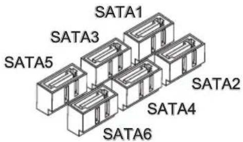 MSI PH61-P33 - Serial ATA Connector: SATA1\~6 (SATA3\~6 are optional) - 2