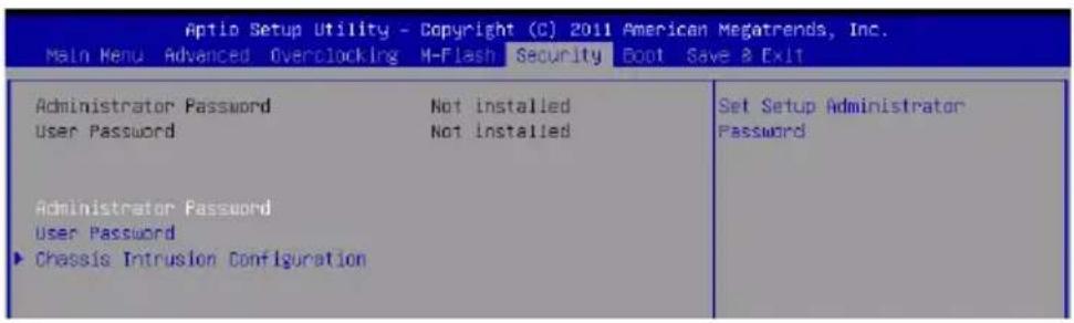 MSI PH61-P33 - Security - 1