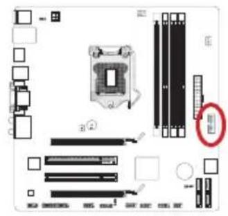 MSI B75MA-G43 - JUSB3: USB 3.0 Expansion Connector - 1