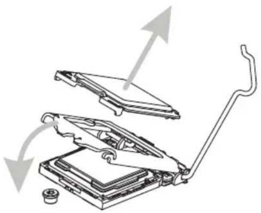 MSI B75MA-G43 - CPU & Cooler Installation - 4