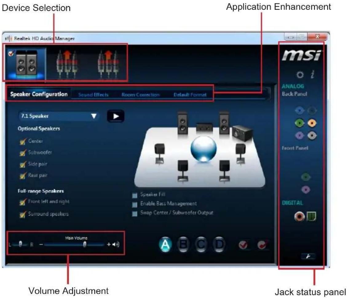 MSI B75MA-G43 - Software panel overview - 1