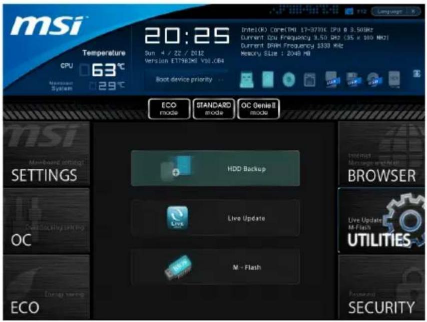 MSI B75MA-G43 - UTILITIES - 1
