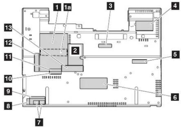 LENOVO W500 - Note: Applying labels to the base cover - 1